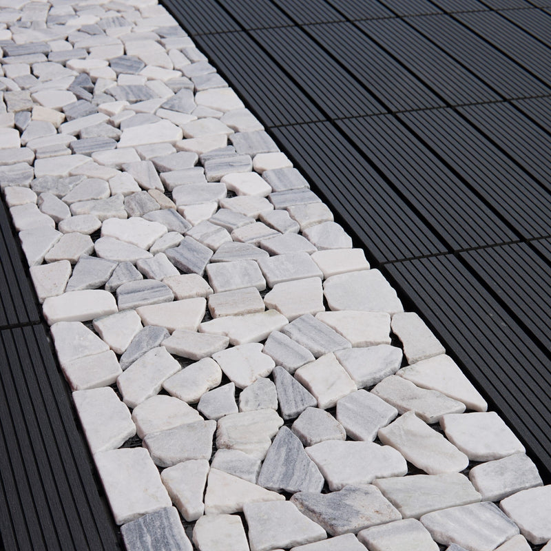 SPC Terrassenfliese naturstein-klickfliese 1 m2