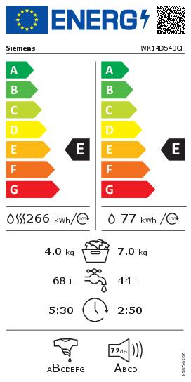 SIEMENS Waschtrockner iQ500, Einbau-Waschmaschine-Trockner, 7/4 kg