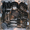 Spa Solutions Whirlpools Whirlpool Titanium Gold Brown 2025