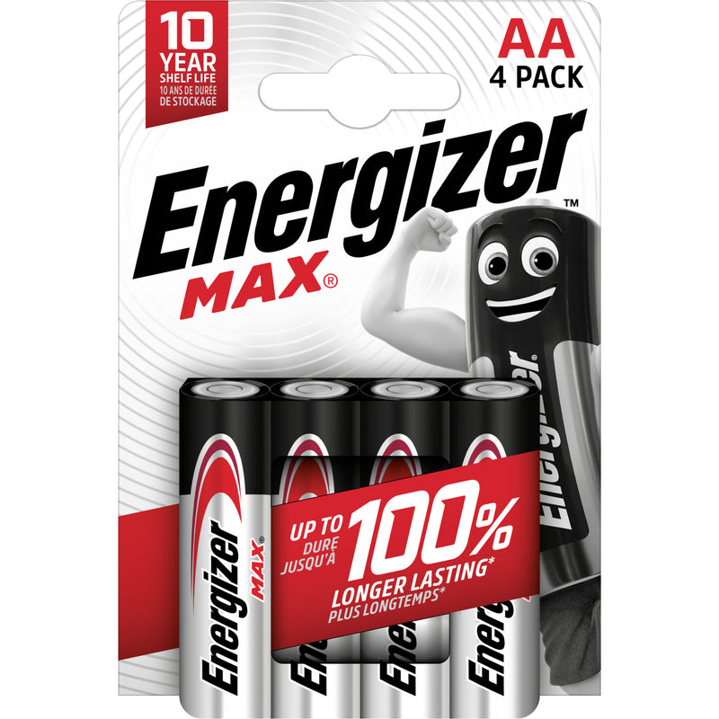 Energizer Max AA (LR6/E91)  BP-4 Max AA (LR6/E91)  BP-4