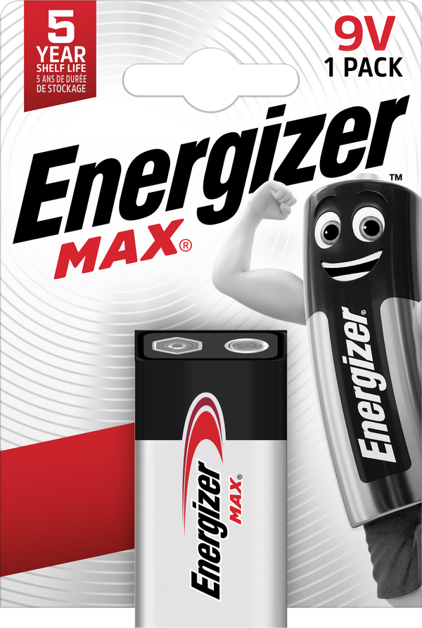 Energizer Max 9V (6LR61/522) BP-1 Max 9V (6LR61/522) BP-1