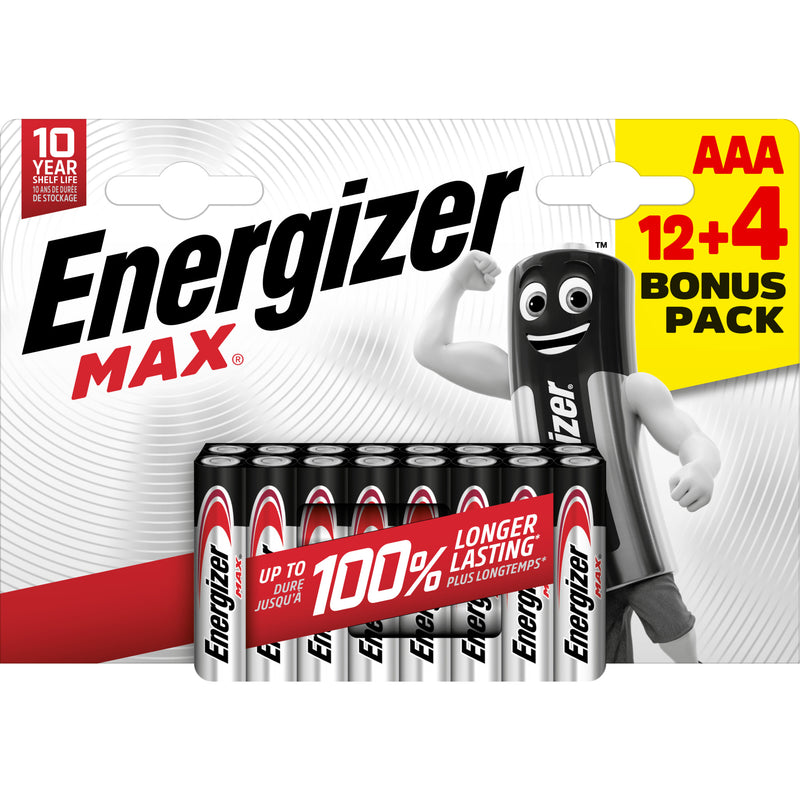 Promo Energy Max AAA 12 + 4 Promo AAA max 12 + 4