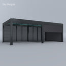 Spa Solutions Sky Pergola SkyMax Ultra Aluminium Pergola LED 4m x 8m motorisiert