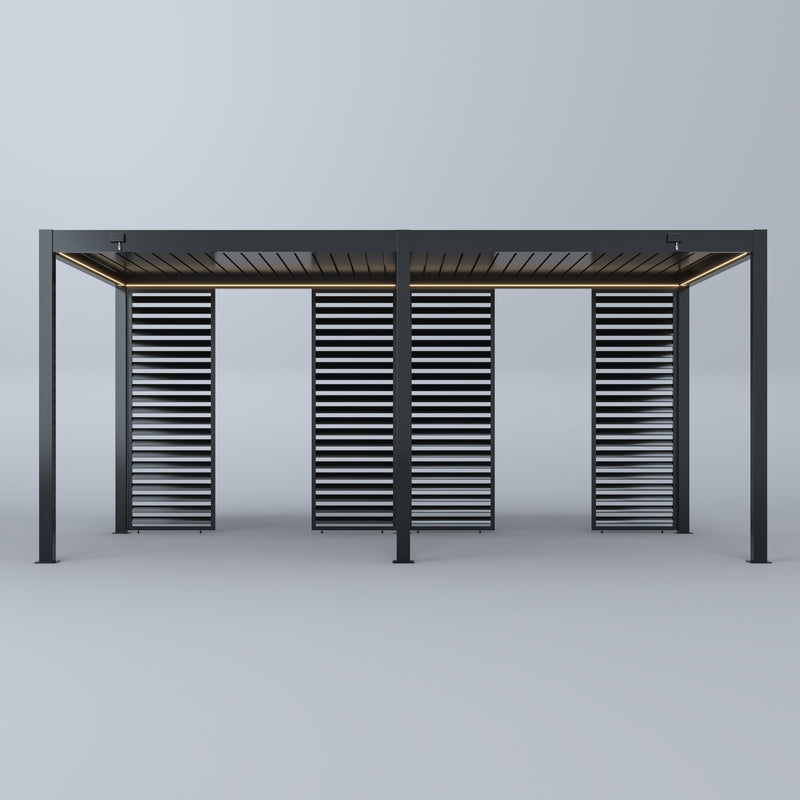 Spa Solutions Sky Pergola Skylite Eco Aluminium Pergola LED 3M x 6M