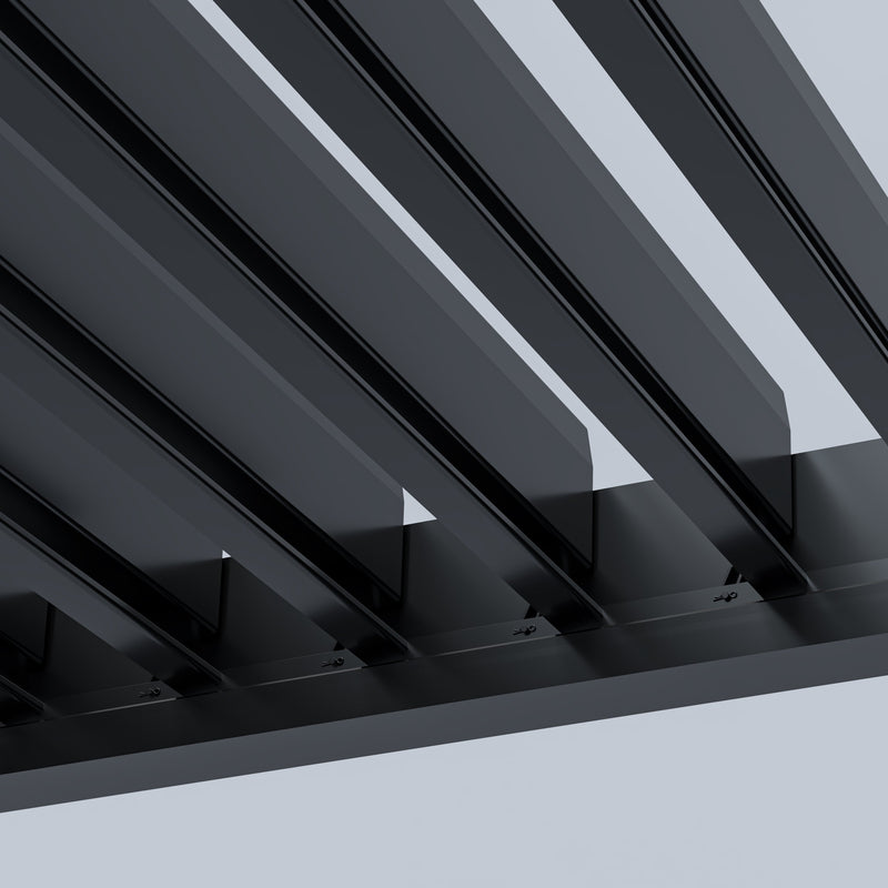 Spa Solutions Sky Pergola Skylite Eco Aluminium Pergola LED 3M x 6M