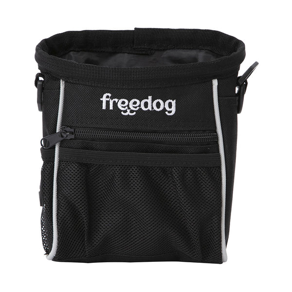 Freedog Hund Unterwegs Snack-Beutel schwarz 18.5x15cm