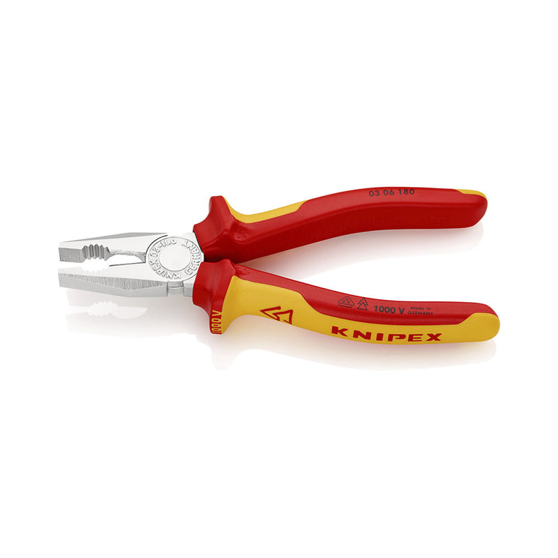 KNIPEX Zubehör Werkstatt Kombizange isoliert VDE 180mm