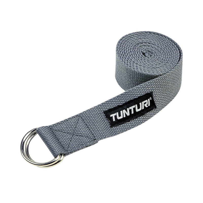 Tunturi Freizeit Indoor Yoga Strap Riemen 200 cm anthrazit