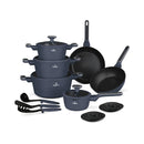 Berlinger Haus Küchenbedarf Haus 15-teiliges Kochgeschirr-Set Deep Sea Collection
