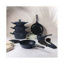 Berlinger Haus Küchenbedarf Haus 15-teiliges Kochgeschirr-Set Deep Sea Collection