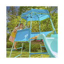 TP TOYS LEISURE Cadre d'escalade en plein air avec hauteur de diapositive réglable