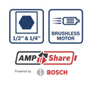 BOSCH Bohren & Schrauben Akku-Drehschlagschrauber GDX 18V-285 0.601.9N2.102