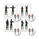 Schurtkröm loisir haltère en vinyle intérieur ensemble dans le boîtier en plastique 2x 0,5 kg / 2x 1,0 kg / 2x 1,5 kg