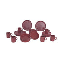 Vanwell Küchenfarf Porcelain service mika 24 partly bordeaux