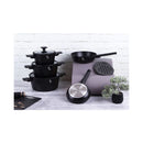 Berlinger Haus Küchenbedarf Haus 10-teiliges Kochgeschirr Set Matte Black Collection