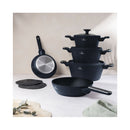 Berlinger Haus Küchenbedarf Haus 10-teiliges Kochgeschirr-Set Deep Sea Collection