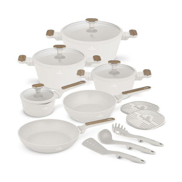 Berlinger Haus Küchenbedarf Haus 15-teiliges Kochgeschirr-Set Sahara Nordic Collection
