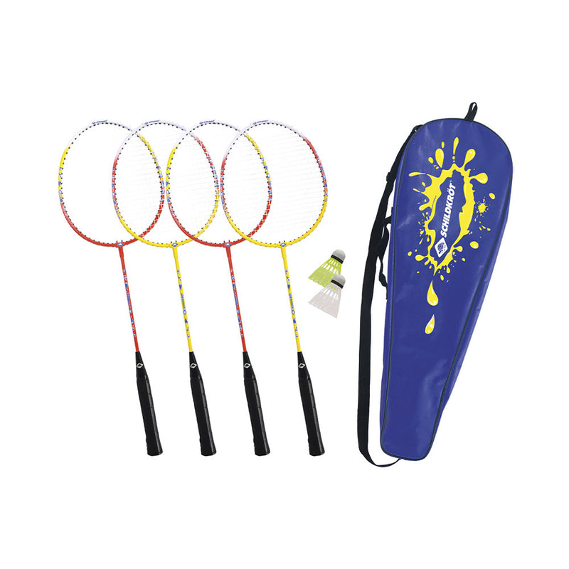 Schildkröt Leisure Outdoor Badminton-Set 4 racket 2 balls in a carrying bag