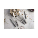 Berlinger Haus Küchenbarf Haus en 6 parties Ensemble de couteaux avec planche à découper en bambou Matt Taupe Collection