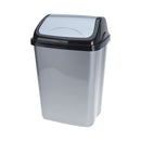 Accessori FS Accessori per la casa secchio per rifiuti 16 litri di grigio