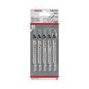 Bosch Professional Zubehör Baumaschinen 5 Stichsägeblätter T 301 CD