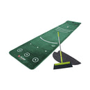 Pure2improve loisir de putting extérieur avec balai 70x335cm