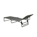 Contini garden furniture sun lounger anthracite