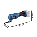 Bosch Professional Baugeräte GOP 18V-34 Akku Multi Cutter solo im Karton 0.601.8G2.001