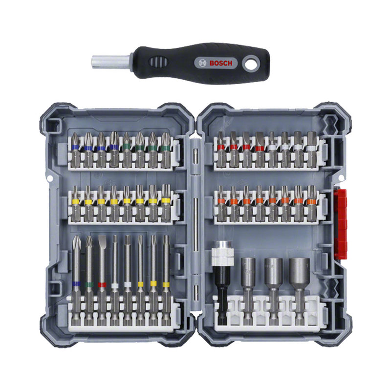 Bosch Professional Zubehör Baumaschinen Pick & Click-Schrauberbit Mixed Set 45-teilig 2.607.017.693