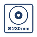 BOSCH Baugeräte Trennsäge GCS 18V-230 0.601.3B0.000