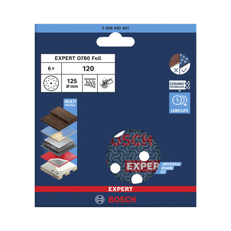 Bosch Accessories Atelier d'atelier Roue de broyage G120 125 mm 6 PCS. 2 608.902.401