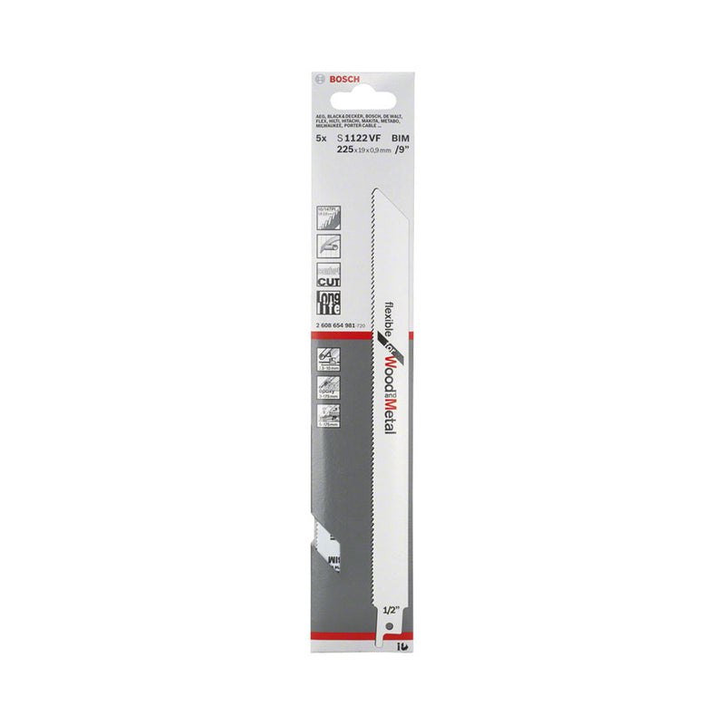 Bosch Bosch Zubehör 5 Säbelsägeblätter S 1122 VF