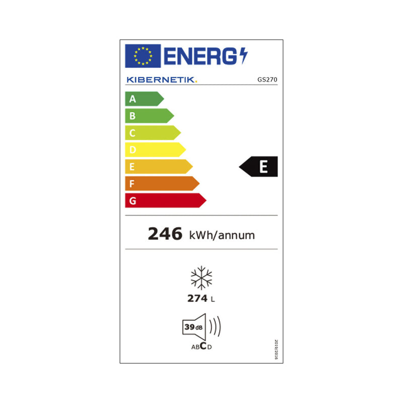 Kibernetik Gefrierschrank FSP 270 Liter, No Frost