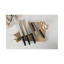 Berlinger Haus Küchenbarf Haus 6-part knife set with bamboo cutting board matt black collection