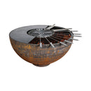 Mr.Grill Feuerschale Rusty mit Grillring 100cm und Zubehör