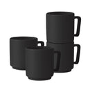 Berlinger Haus Küchenbedarf Haus Tassenset 4 Stk. 300ml Matte Black Collection