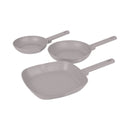 Berlinger Haus Küchenbedarf Haus 3-teiliges Bratpfannen Set Ø 20/24/28cm matt Taupe Collection