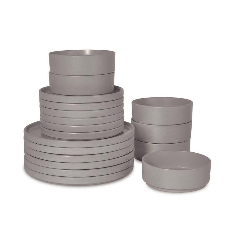 Berlinger Haus Küchenbedarf Haus 18-teiliges Tellerset Taupe Collection
