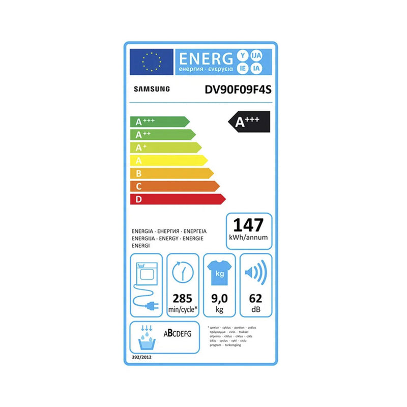 Samsung Wäschetrockner DV90F09F4SU5 9kg