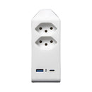 Connecteur de chaise de brûlure et couplage des branches de branche deux fois rotatif jusqu'à 300 ° sans traîner avec USB de type A et C