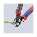 Ciseaux de câble d'atelier sur accessoires Knipex avec printemps d'ouverture