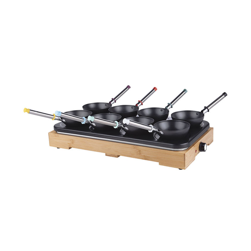 Berger & Lanz Küchenmaschine PM Partygrill 2in1 Wok & Crepes