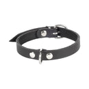Flamingo Dog on the Go Collar in pelle Seattle Black L