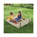 TP Toys Freizeit Outdoor Sandkasten mit Holzdeckel FSC