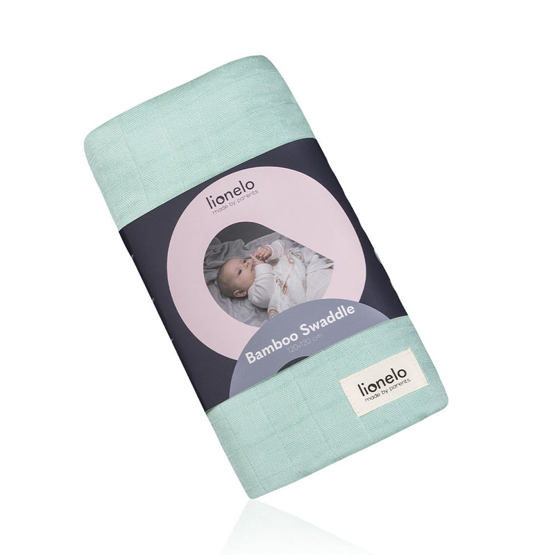 Lionelo Zubehör Haushalt Bambus Baby-Wickeltuch Bamboo Swaddle Green Mint