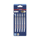Bosch Professional Zubehör Baumaschinen Stichsägeblätter T308B 5St EXPERT