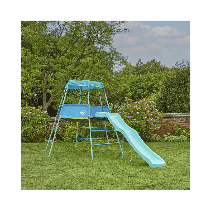 TP Toys Freizeit Outdoor Klettergerüst mit Rutsche höhenverstellbar