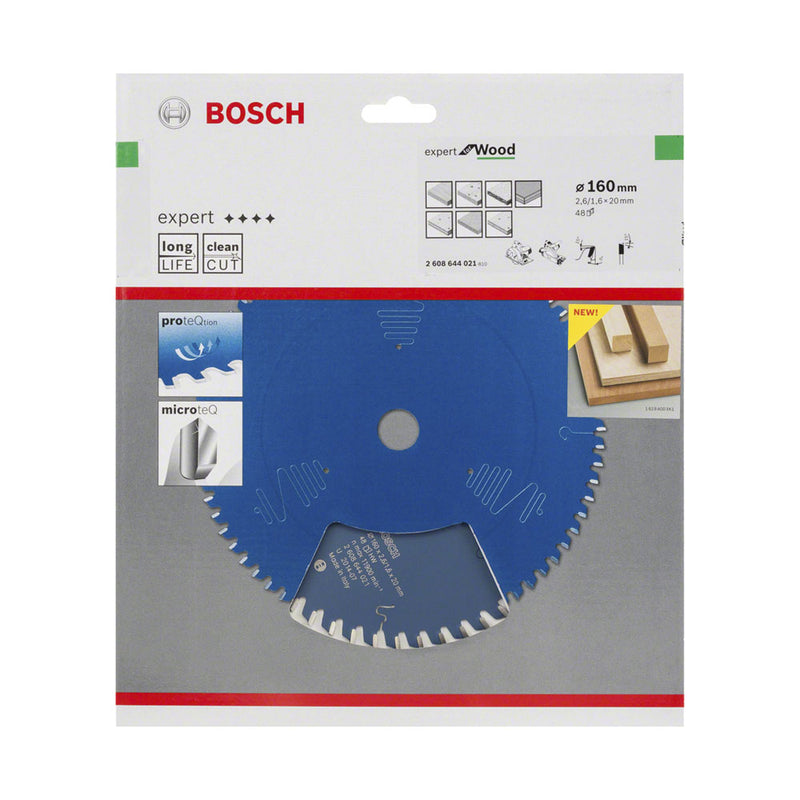 Bosch Professional Zubehör Baumaschinen Kreissägeblatt EX WO H 160x20-48