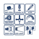 Bosch Professional Bohren & Schrauben Combo-Kit: GSR 12V-15 Professional und Handwerkzeuge 0.601.868.10R