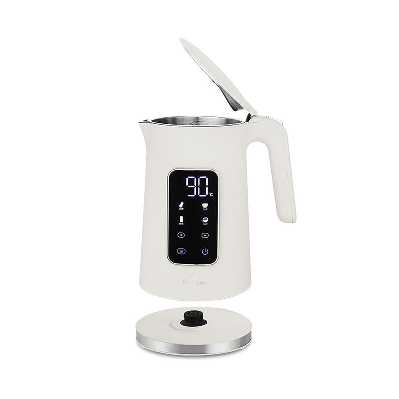 Berlinger Haus Wasserkocher Haus 1.7L mit Digitalanzeige matt cream Sahara Collection